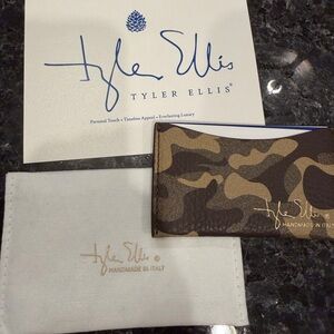 Elle Brown Camouflage Card Holder